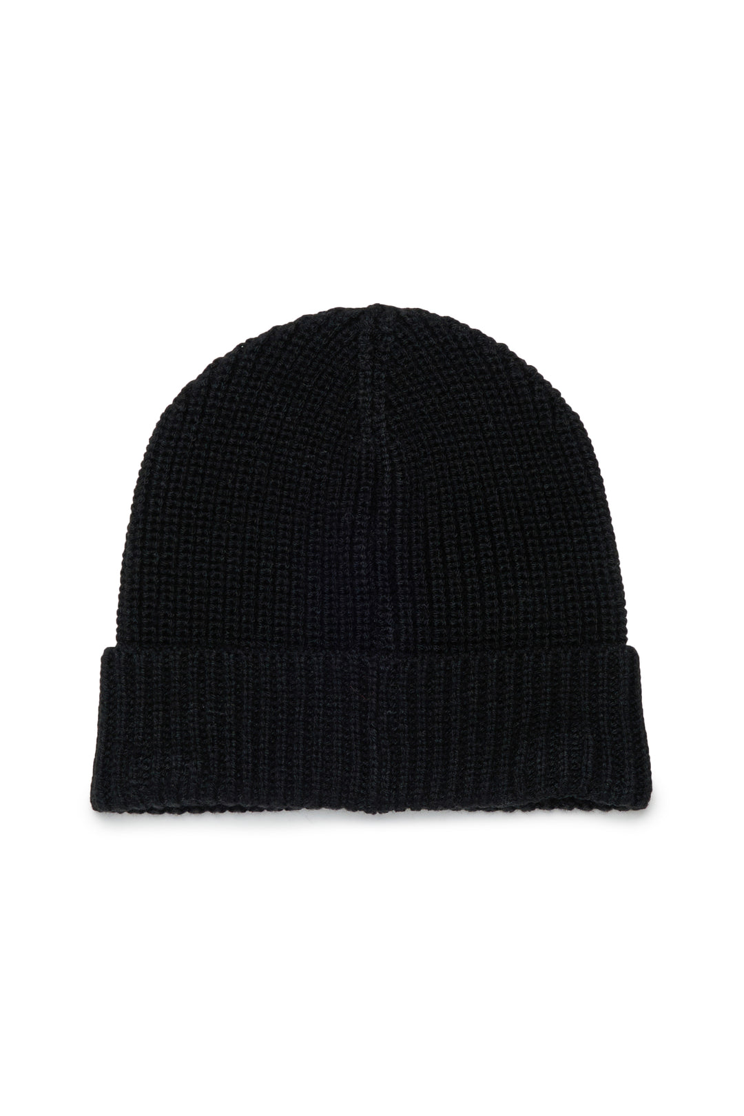 FW26 MX0242 BLACK MX048 KNIT BEANIE WITH RED LABEL