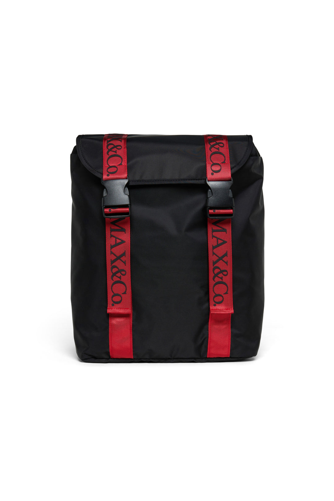 MX0362 MX02T BLACK MAXW13F BACKPACK WITH LOGO ON CONTRASTING STRAPS