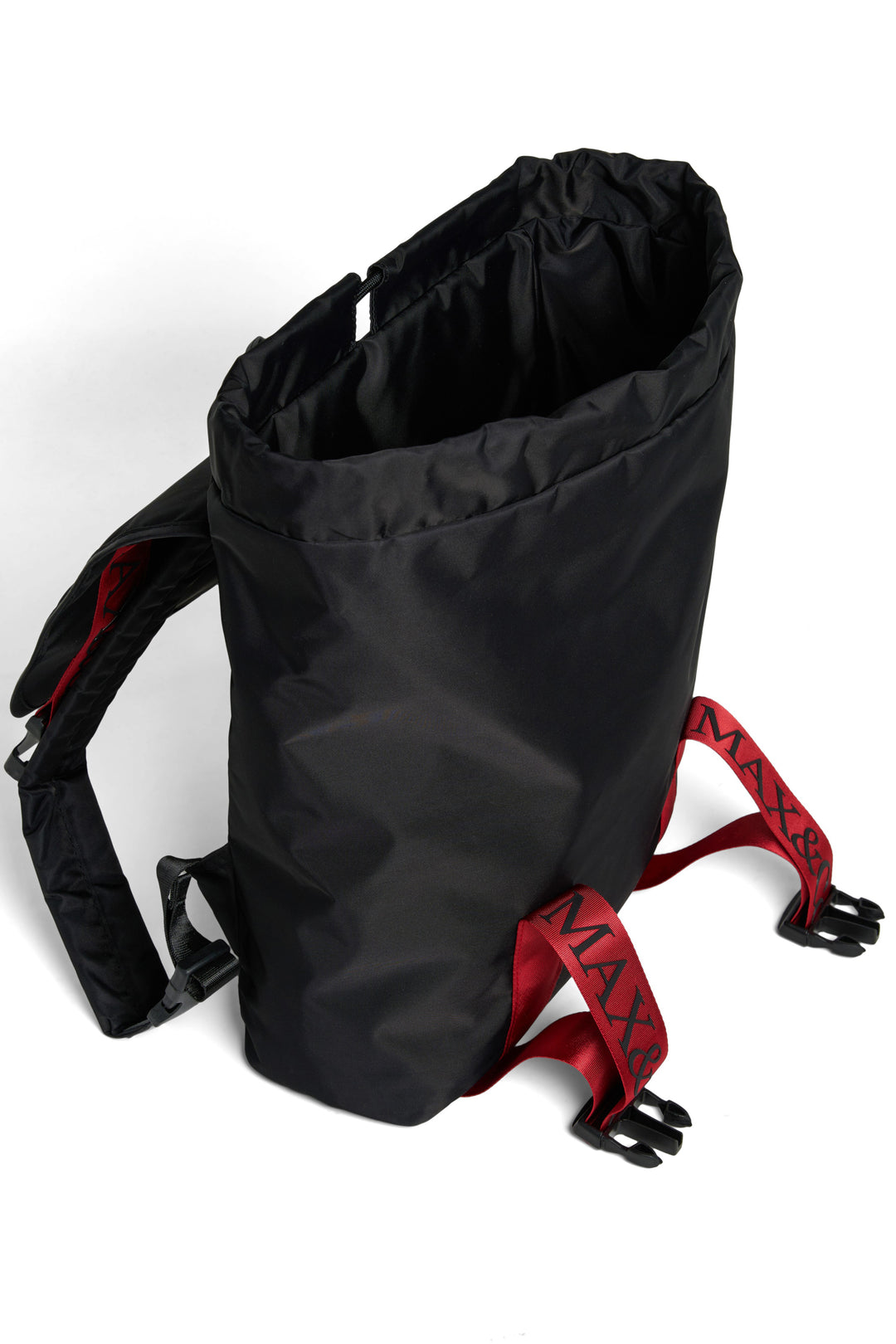 MX0362 MX02T BLACK MAXW13F BACKPACK WITH LOGO ON CONTRASTING STRAPS