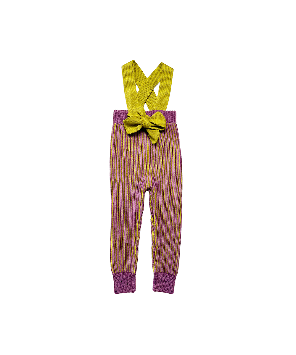 MAB878 - FFYN PANTS -DNMS WOOL DAMSON/MOSS/A