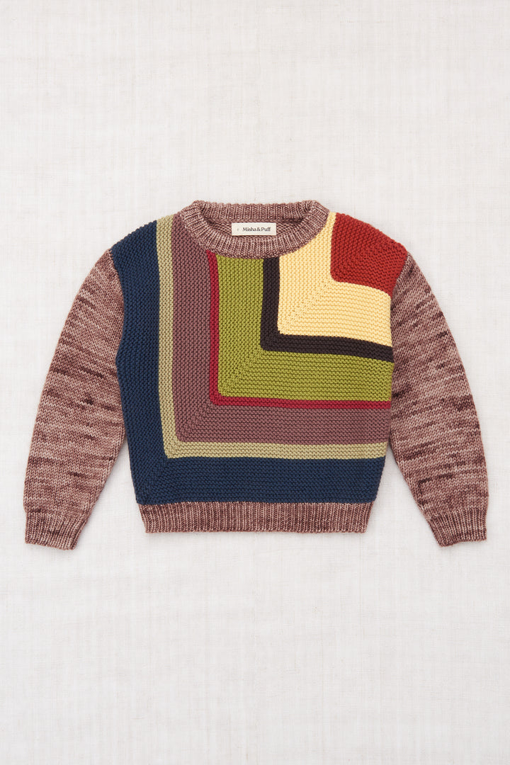 Big Mitered Square Sweater-Affogato