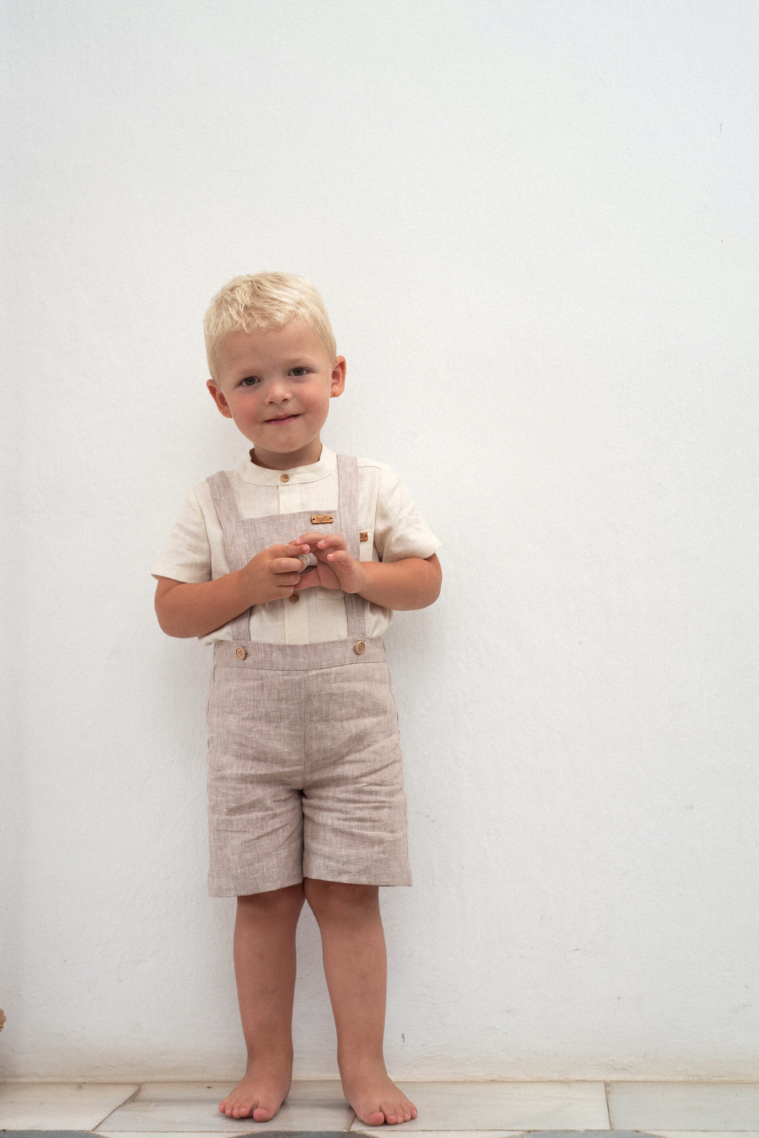 Mod 11.2 Sand linen dungarees