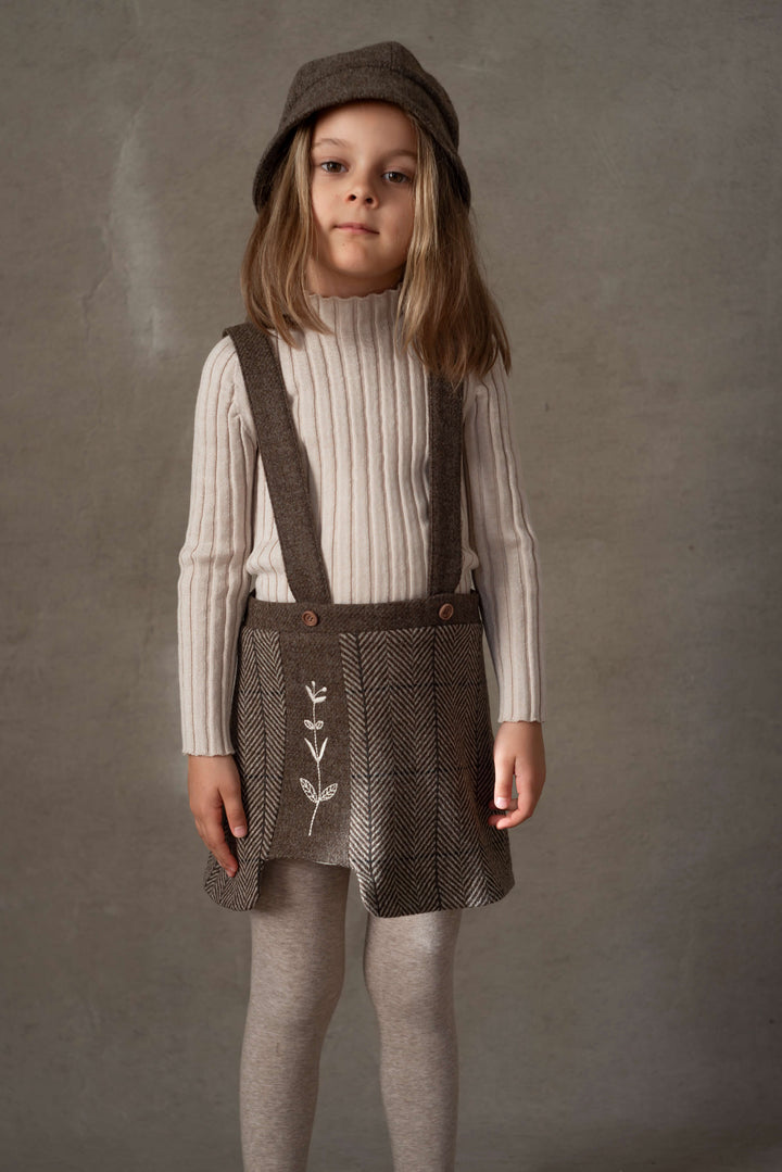 Mod.25.2 Sand funnel collar ribbed jersey