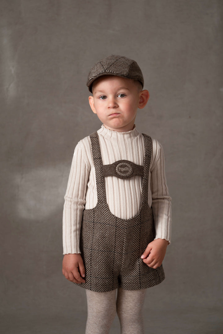 Mod.25.2 Sand funnel collar ribbed jersey