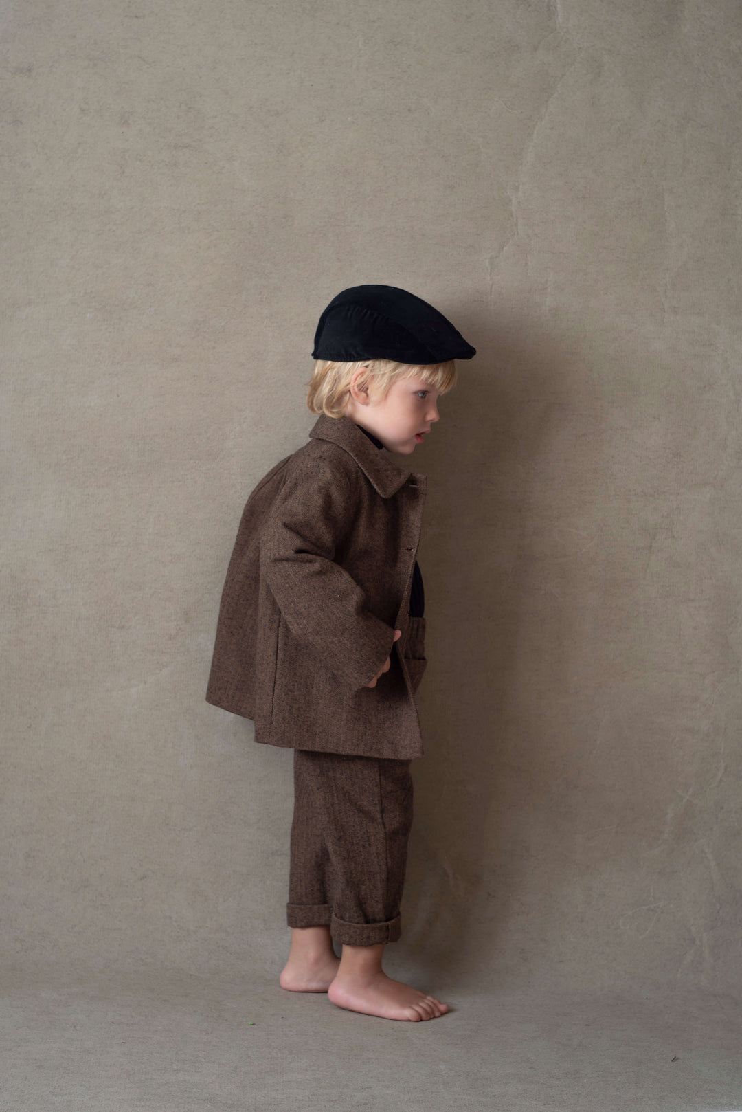 Mod.61.6 Black velvet cap