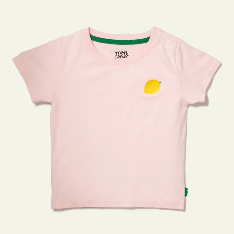 SOLID LEMON T-SHIRT-Pinksque-Pinksque