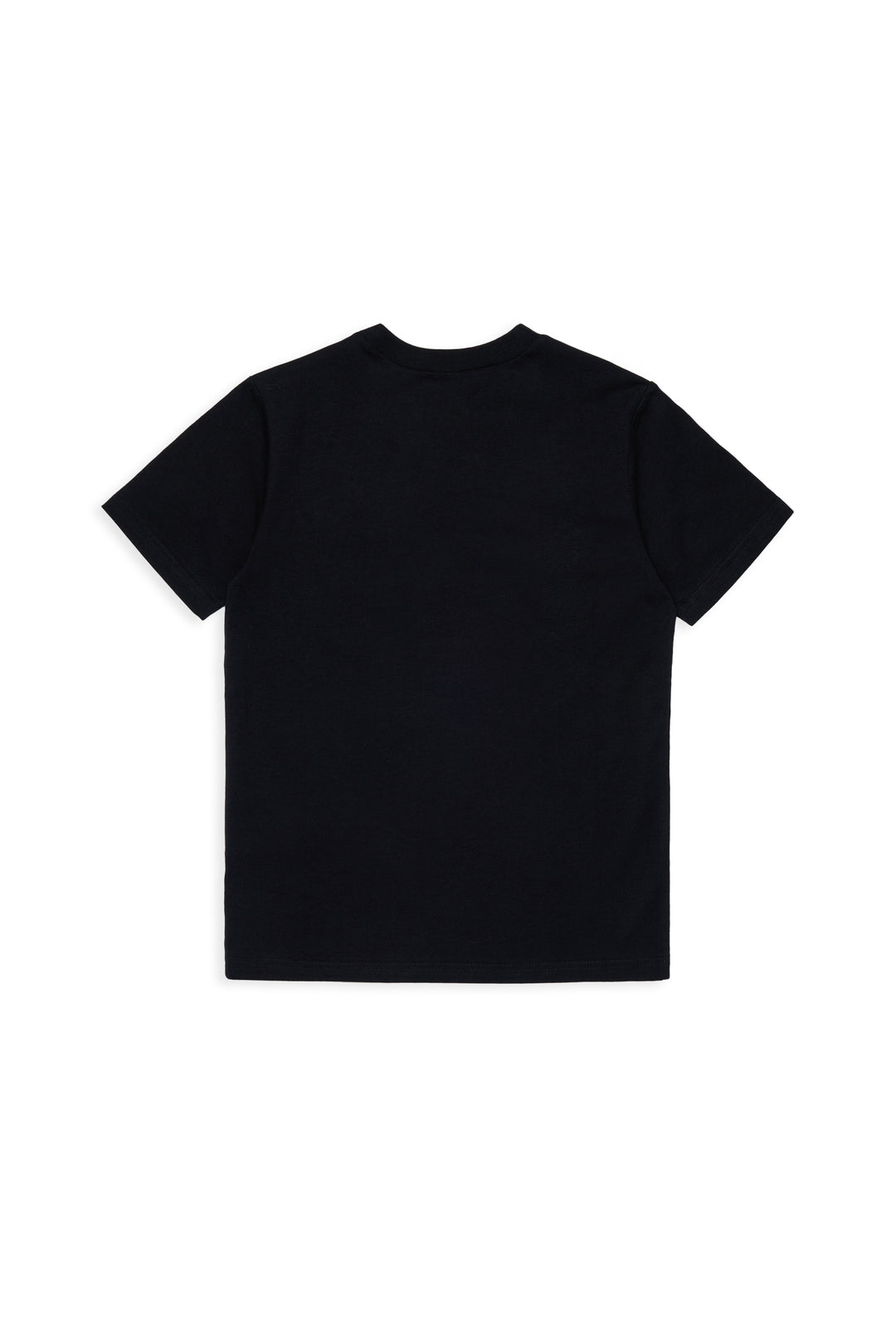 N210EF N0493 BLACK SS TEE WITH TROMP L'OEIL LOGO KEYCHAIN GRAPHIC