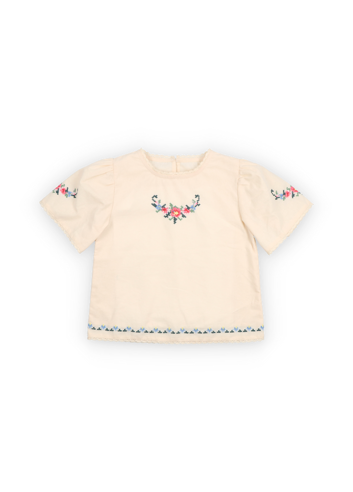 Narcise Blouse -Ecru