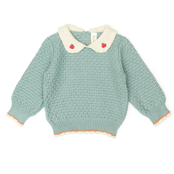 NF005/016-Lily Sweater/Legging SET-Jade & natural
