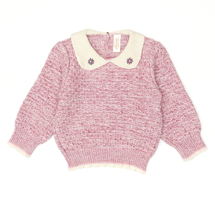 NF005/016-Lily Sweater/Legging Set-Mauve & orchid ice & cameo pink marl
