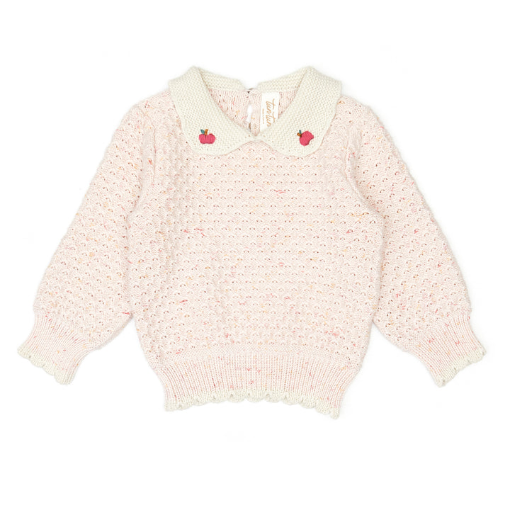 NF005SN/015PK-Lily Sweater/Legging SET-Rose confetti/natural