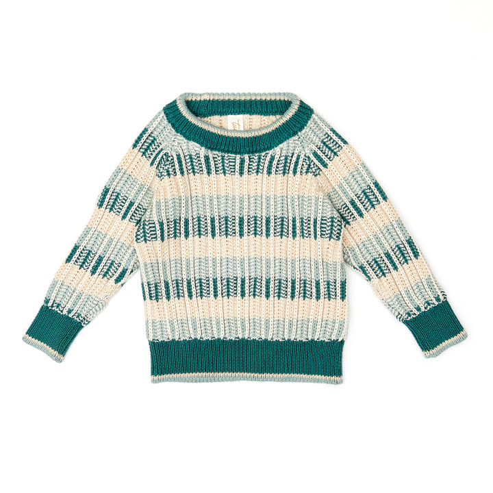 NF007/016-Mason Sweater/leggings SET-Evergreen/oatmeal/jade