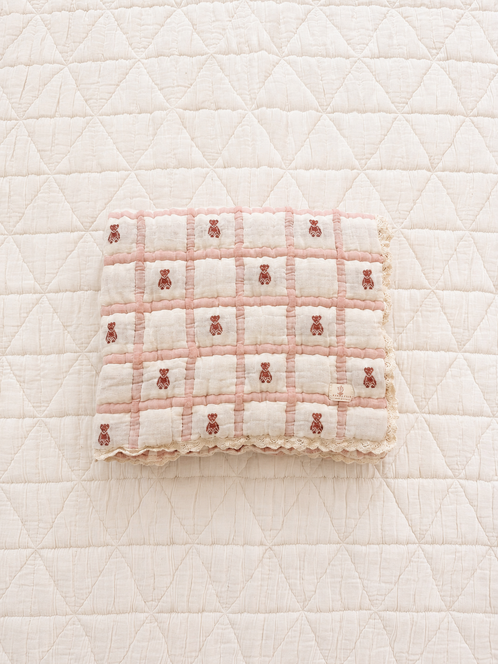 WHOLESALE KEEPSAKE QUILT - TEDDY PETAL
