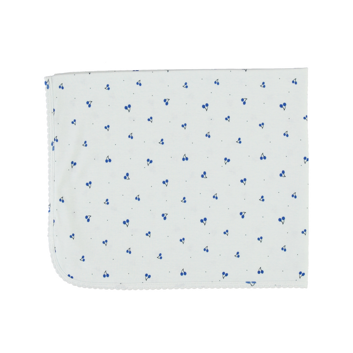 NOAH BLANKET-White Cherry Rib