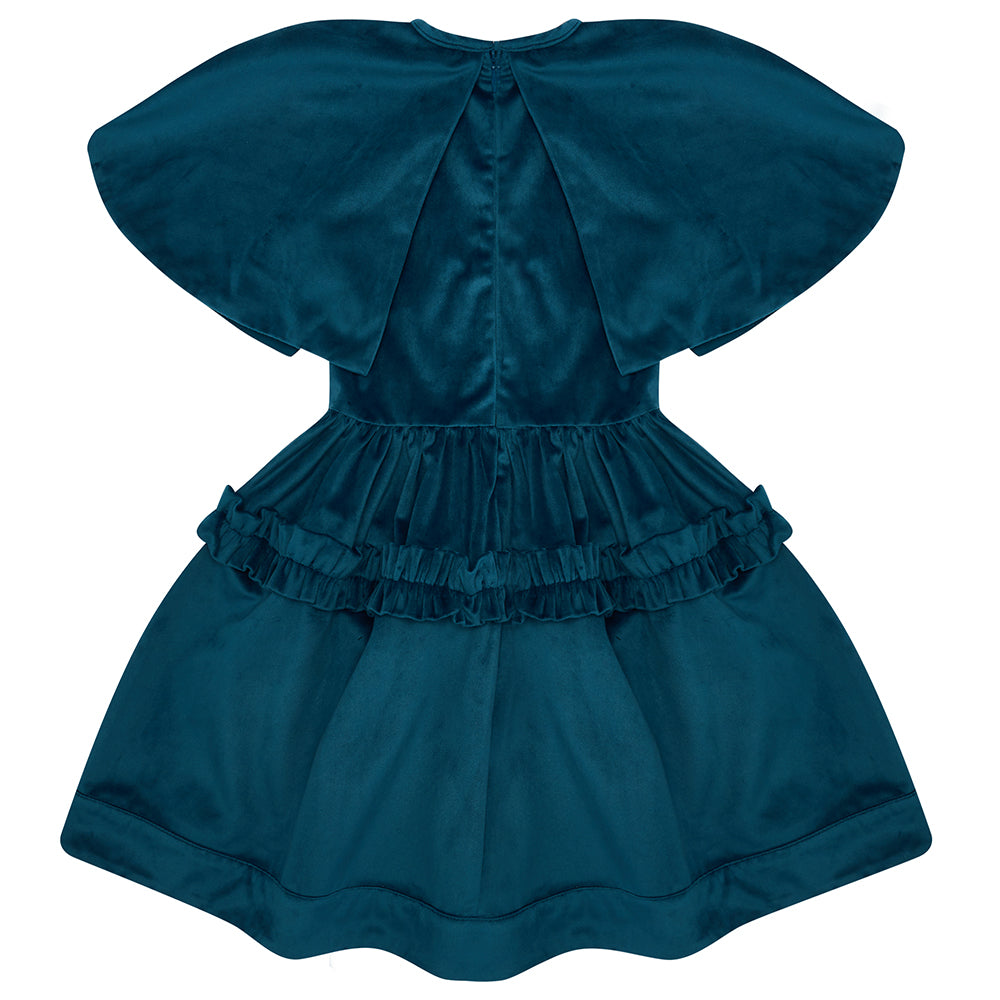 OPHELIA AT LARGE DRESS-WILD SWIM BLUE