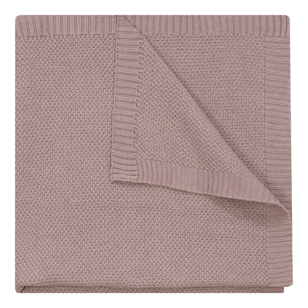 P4629-CHUNKY BLANKET-MAUVE