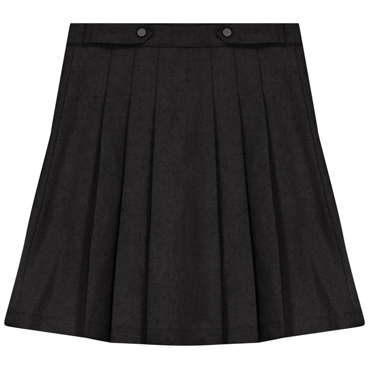 P6270-PLEATED SKIRT-BLACK