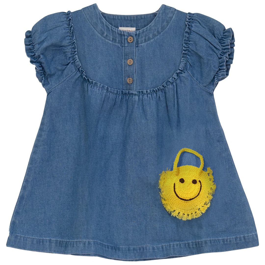 bopop denim dress Haute Kopal Azure Abyss Dress