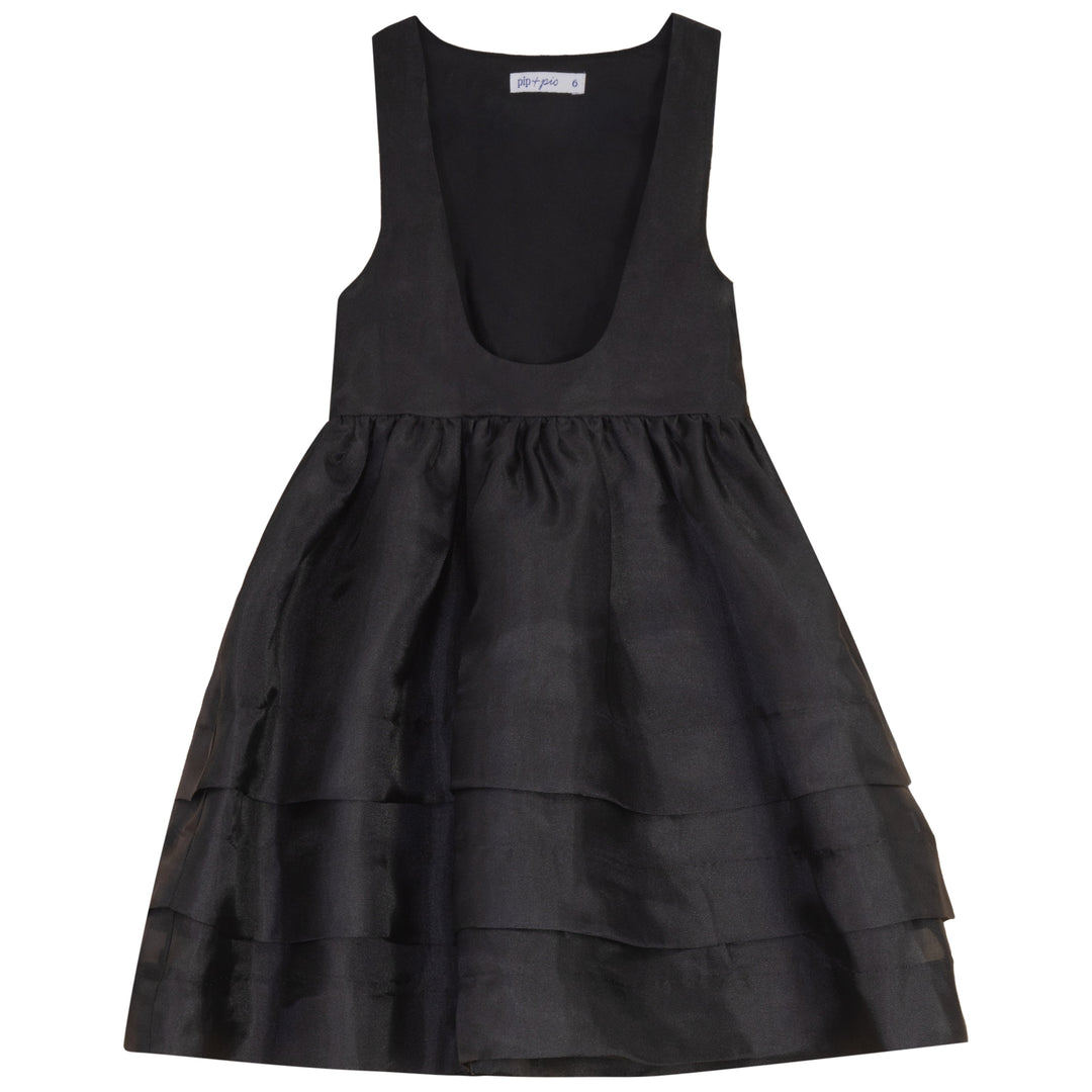 P8208 LOW CUT TIERED JUMPER-BLACK