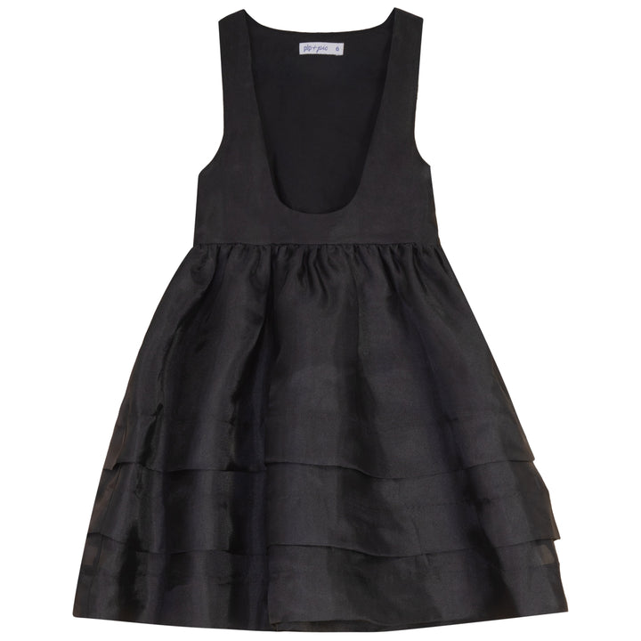 P8208 LOW CUT TIERED JUMPER-BLACK