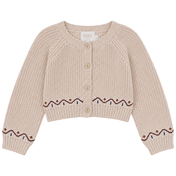 P8314 KNIT CARDIGAN-CREAM