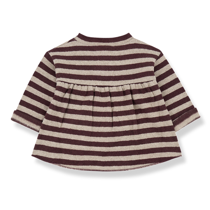 PETRA-girly sweater-melanzana