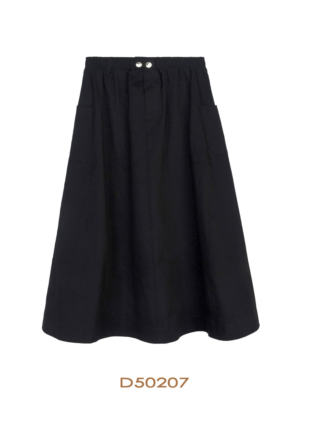 D50207A-SKIRT-Black