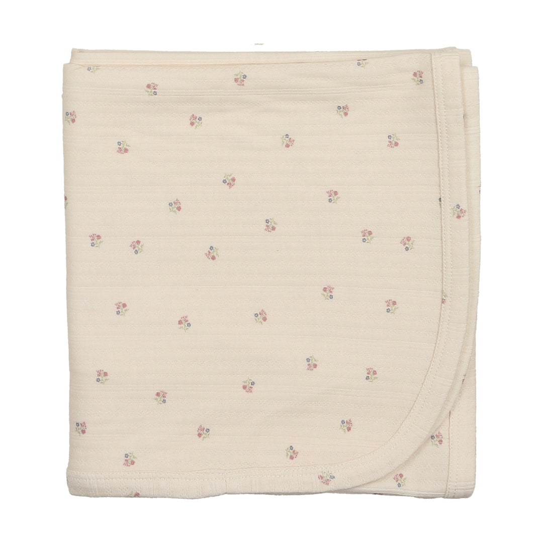 SP250134B-Cluster Pointelle Blanket-FLORAL