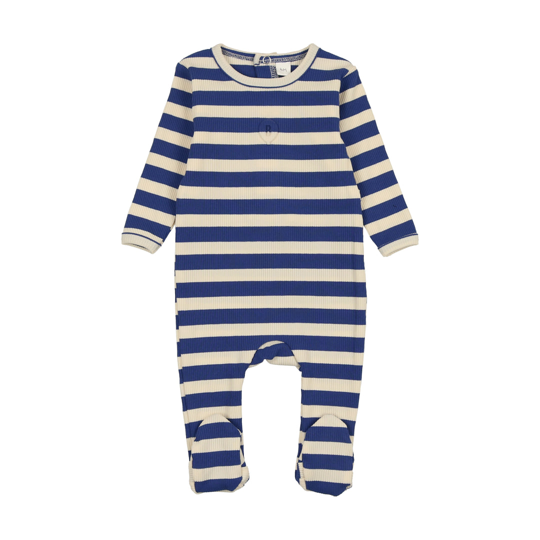 SP25095F-Striped Footie-COBLAT