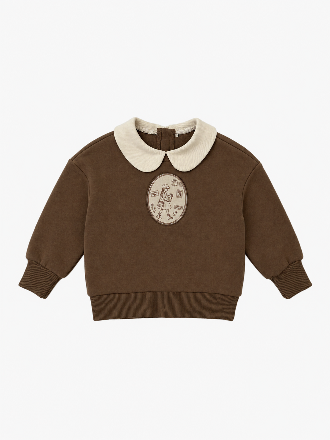 PM2603 GIRLS PATCH SWEATSHIRT