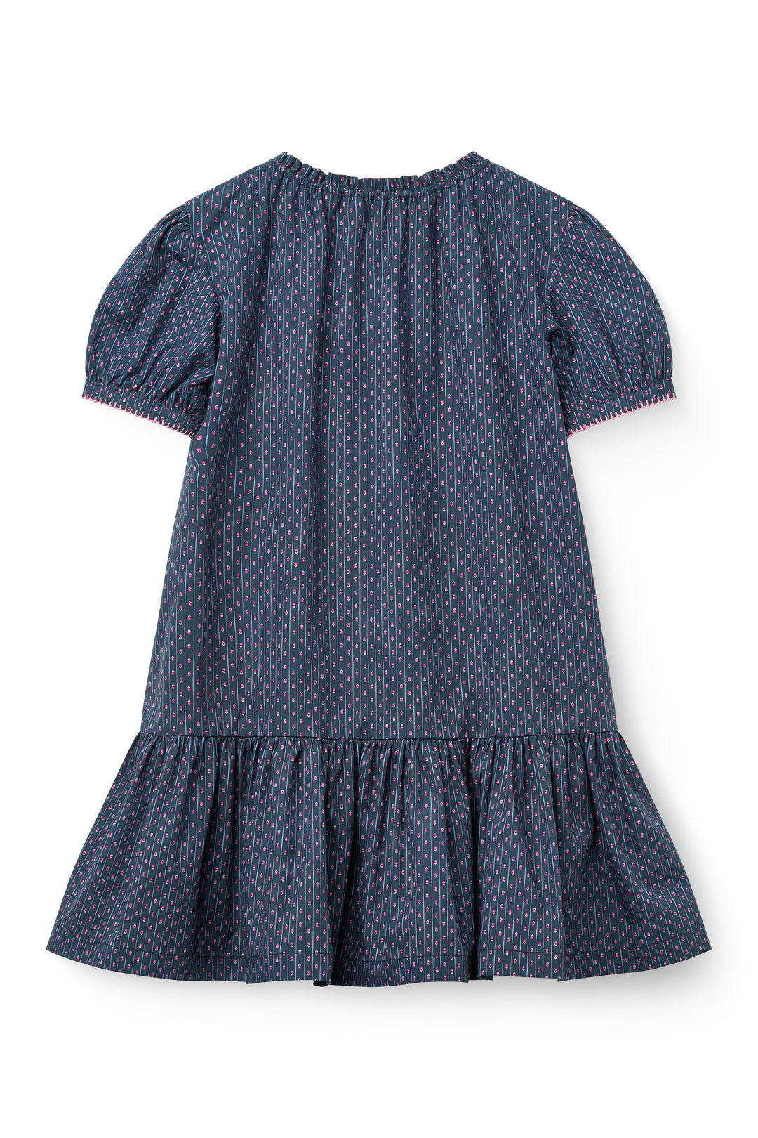 262-250-501 PRINTED DRESS W. POCKET - NAVY FLOWER AOP