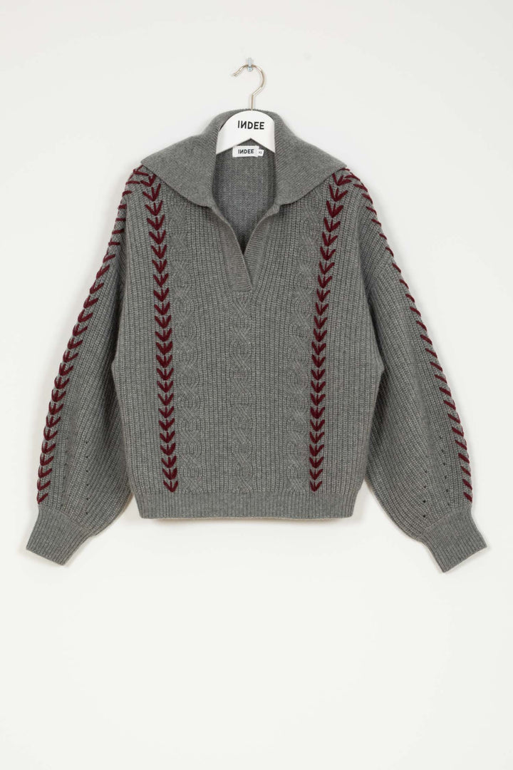 PULLOVER TAHITI-GREY