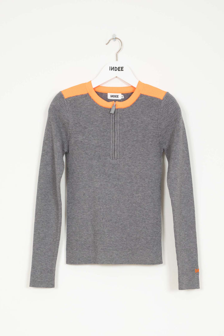 PULLOVER TOGETHER-GREY MELANGE
