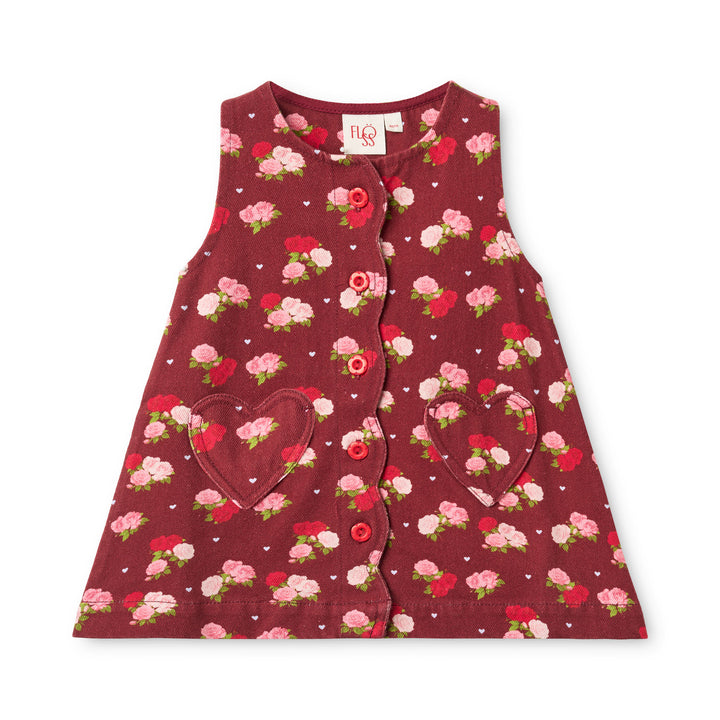 F11081-Riley Dress-Cranberry Rose