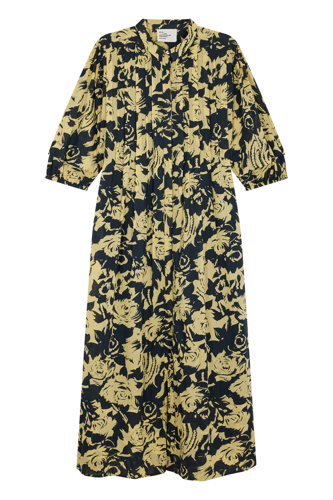 Roca TC160 Rose + Yellow Short Sleeve Long Dress