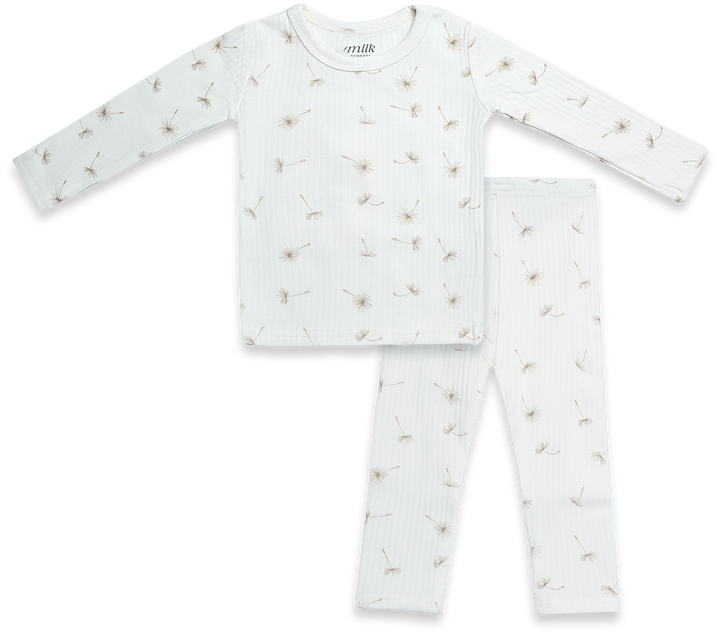 RIBBED SETS-WILDFLOWER IVORY