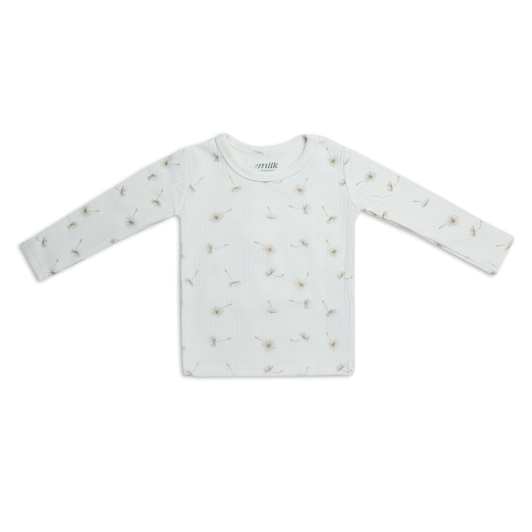 RIBBED SETS-WILDFLOWER IVORY