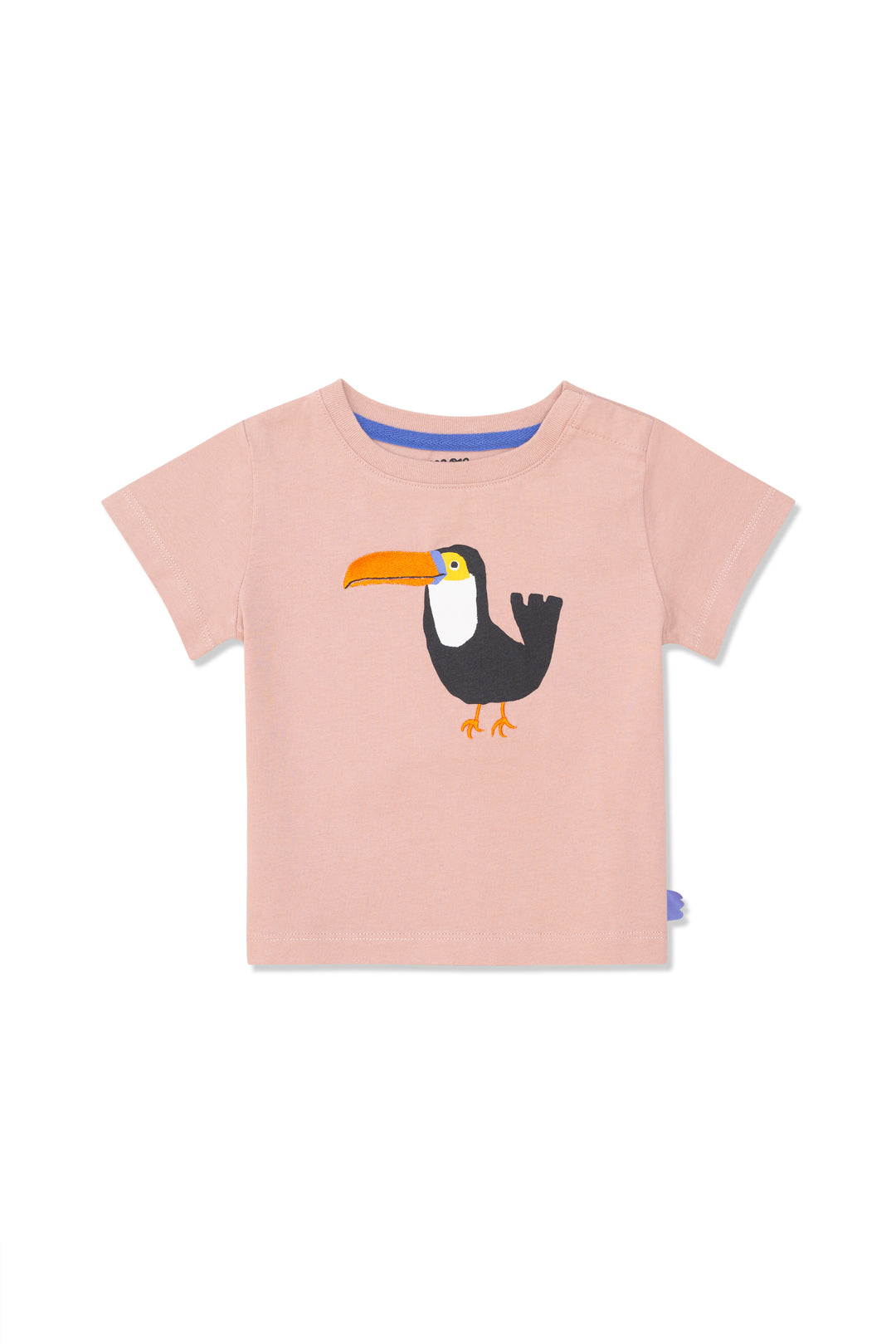 TOUCAN BABY TSHIRT-Misty Rose