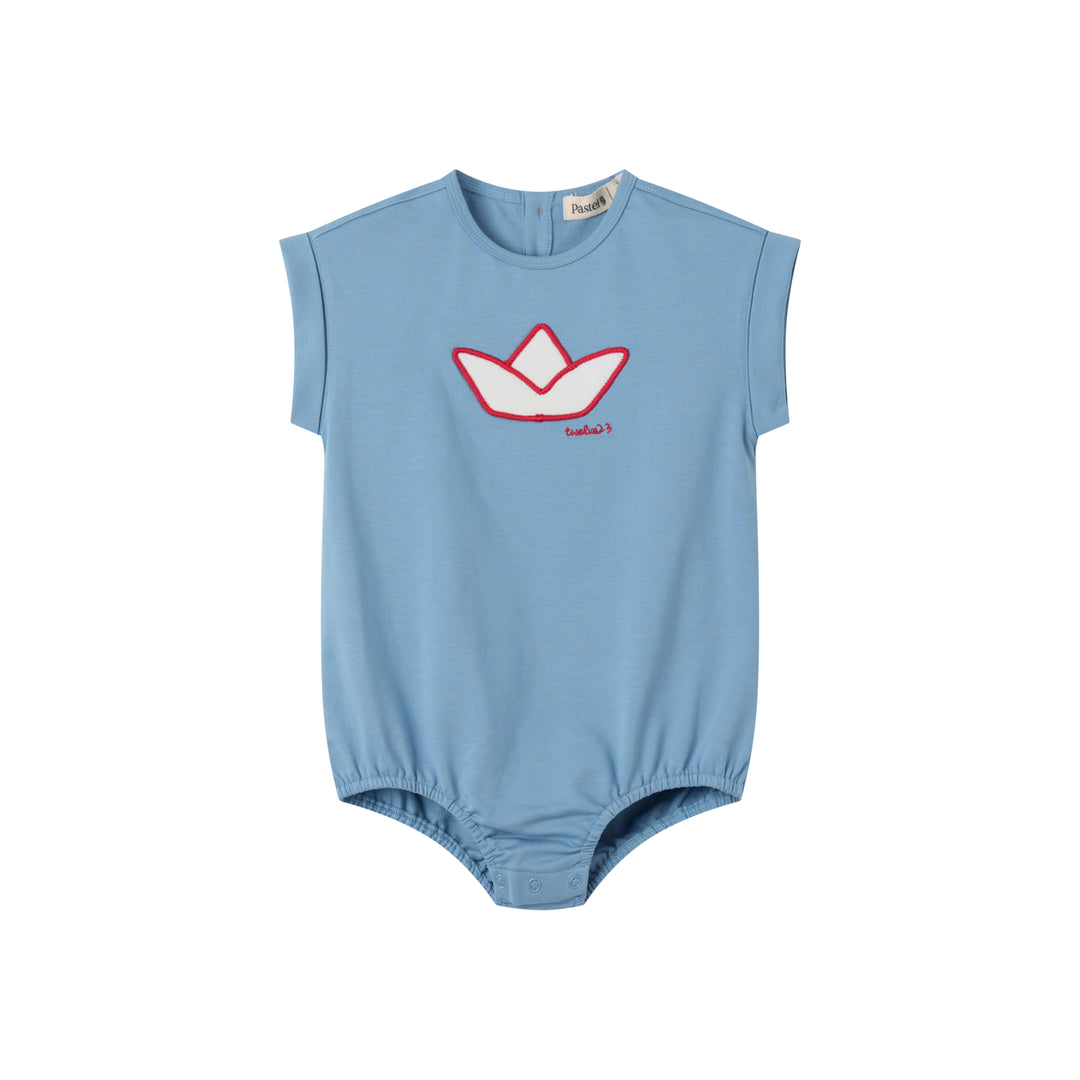 SAILING ROMPER-BLUE