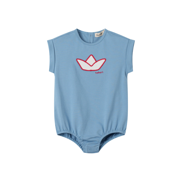 SAILING ROMPER-BLUE