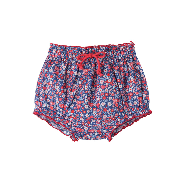 FLORAL BLOOMER WITH BOW-LIBERTY FLORAL