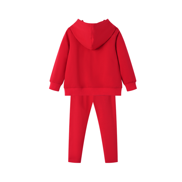 1223 HOODED SET-RED