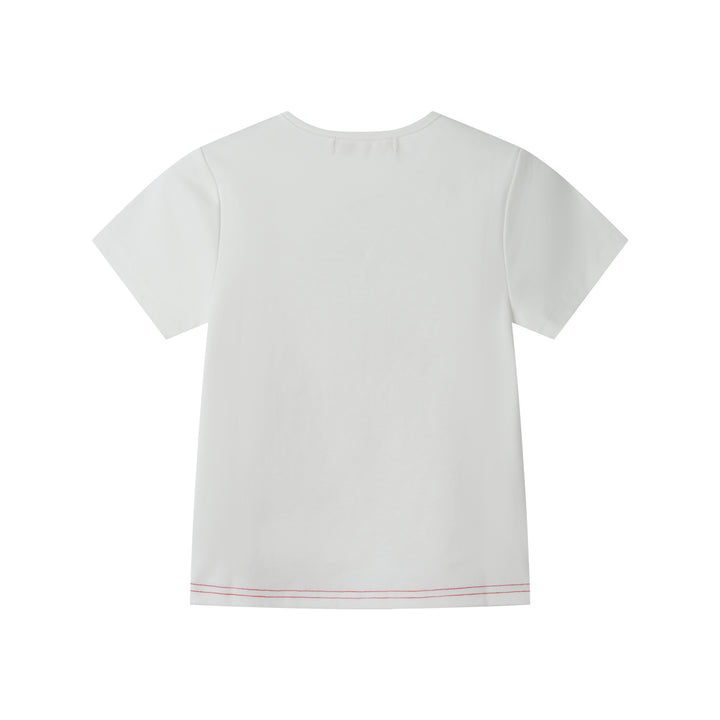 SHORT SLEEVE SAILING TEE-WHITE