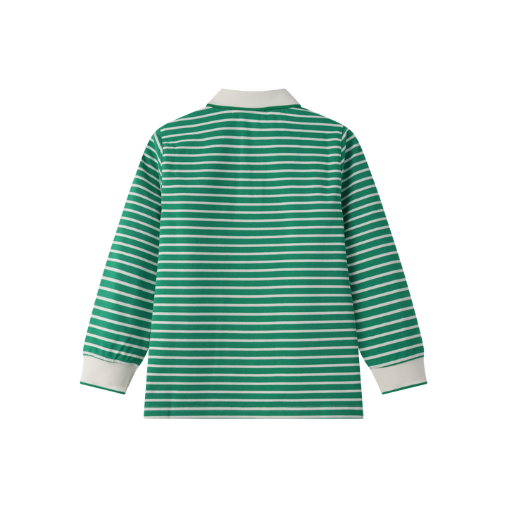 BOYS STRIPED POLO-GREEN STRIPED