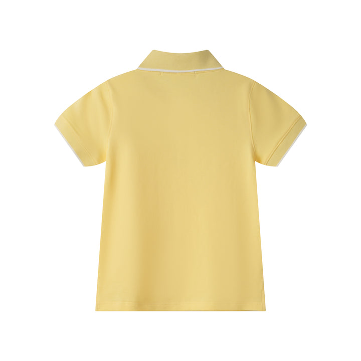 TIP END SHORT SLEEVE POLO-YELLOW