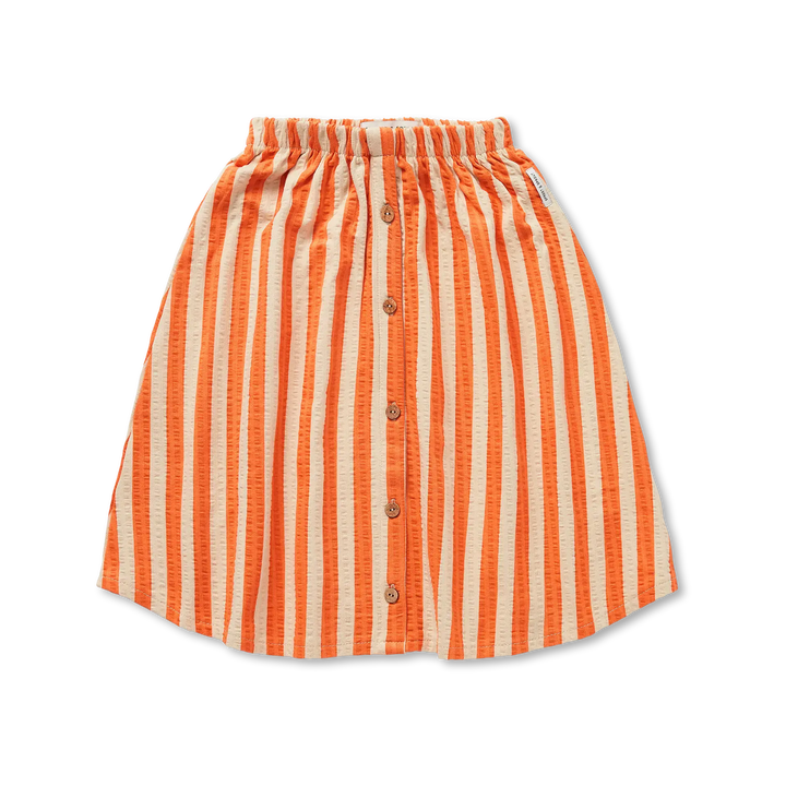 S26-2200 MIDI SKIRTS STRIPES  - SESAME