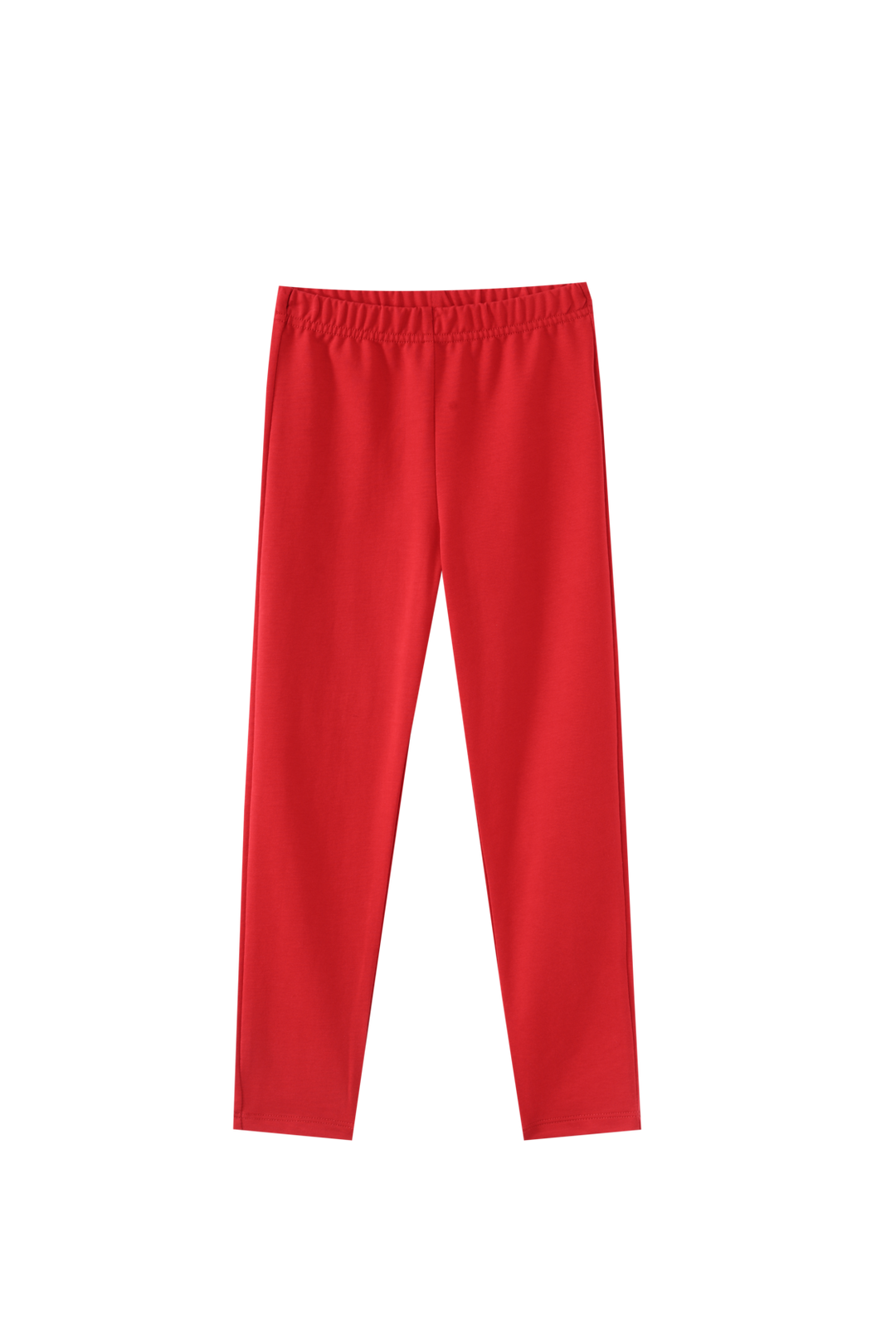 PAJAMA SET WITH CENTER EMBROIDERY-RED