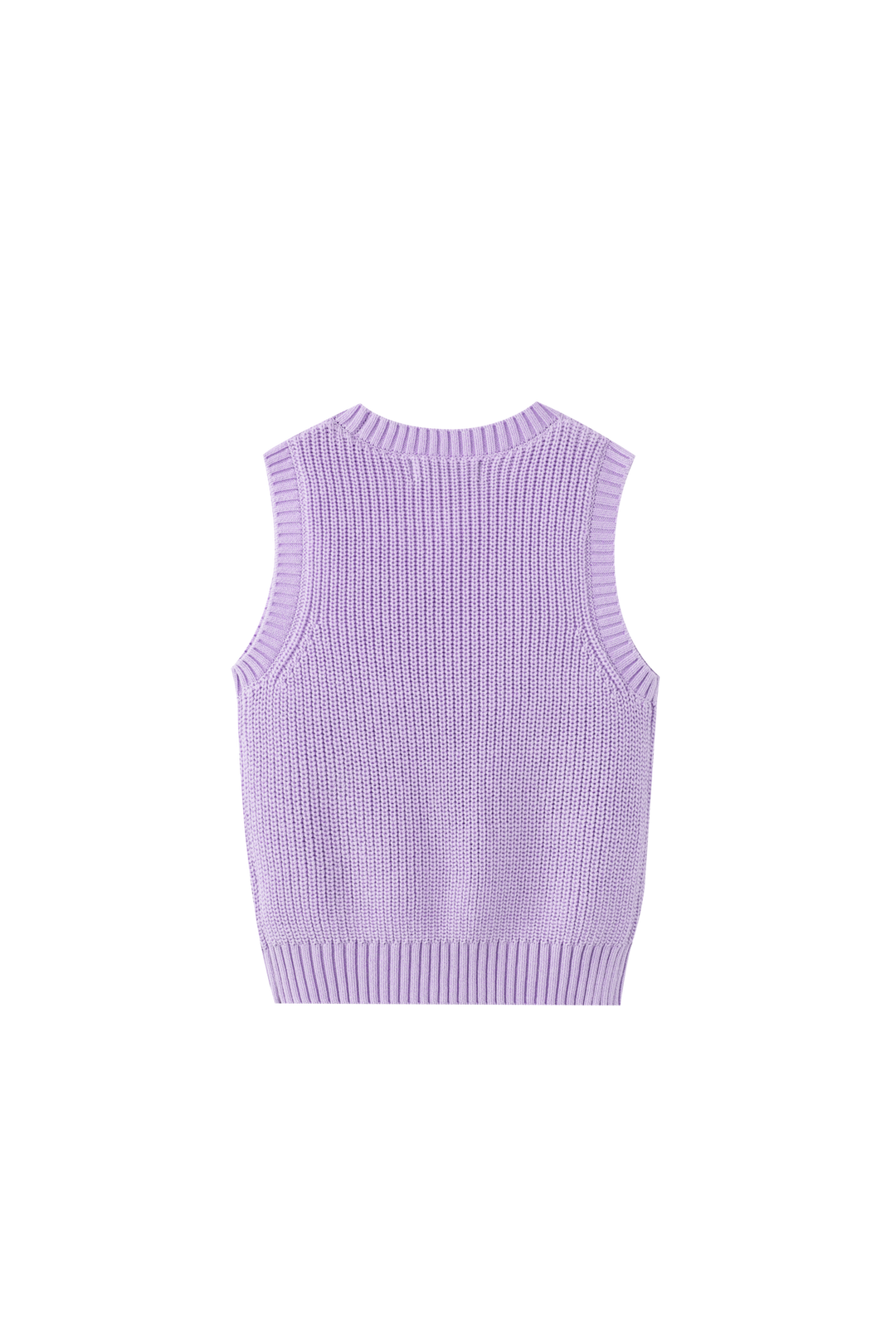 BOYS KNIT VEST-LAVENDER