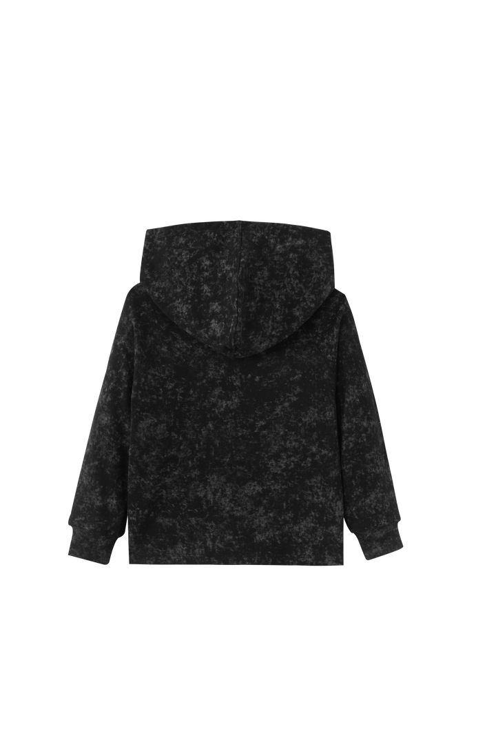 PARIS HEATHERED SWEAT SET-BLACK HEATHER