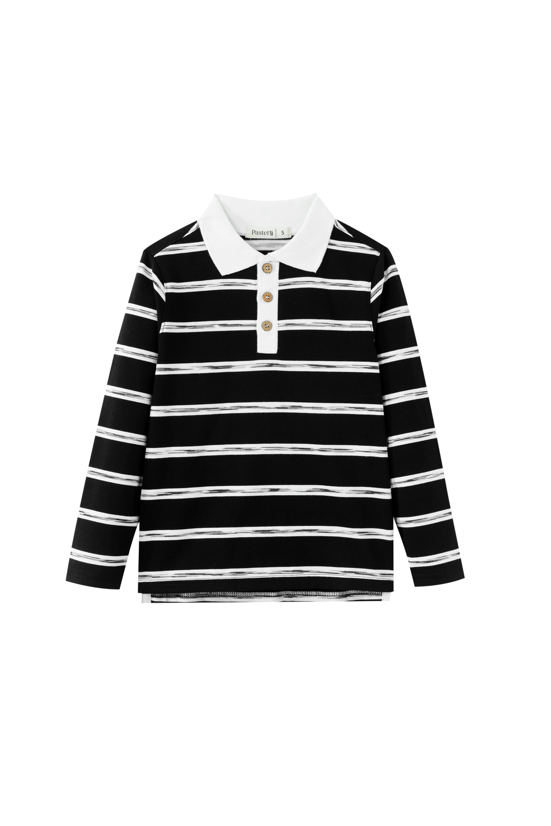 INK STRIPED POLO-BLACK STRIPED